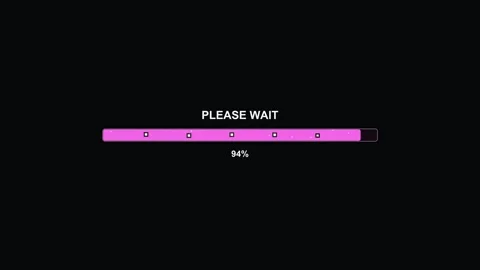 Progress bar animation for video editing and web design showing loading sta.. Stock Footage 327745570