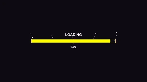 Progress bar animation for video project or website loading screen with cle.. Stock Footage 327567225