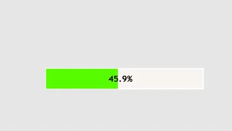 Progress bar, concept of booting or hacking computer (3D rendering) Video stock 223561444