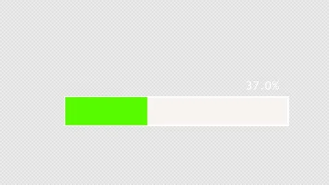 Progress bar, concept of booting or hacking computer (3D rendering) 库存影片 223561525