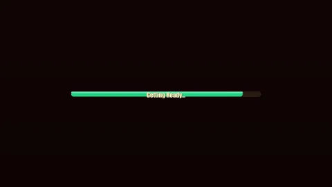 Progress bar design element for digital projects and web design applications Stock Footage 323523149