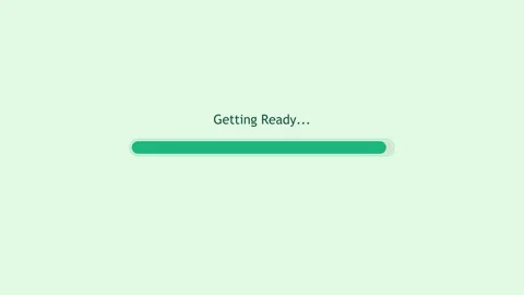 Progress bar design element shows loading status for web and app users with.. Stock Footage 323523071