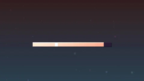Progress bar design element for video creators and website designers with s.. Stock Footage 323523031