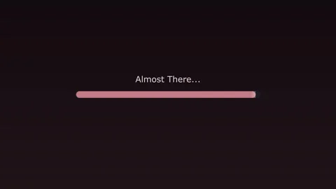 Progress bar design element for video projects and website development show.. Stock Footage 323523072