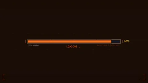 Progress bar design element video for designers focusing on loading and ini.. Stock Footage 323576532