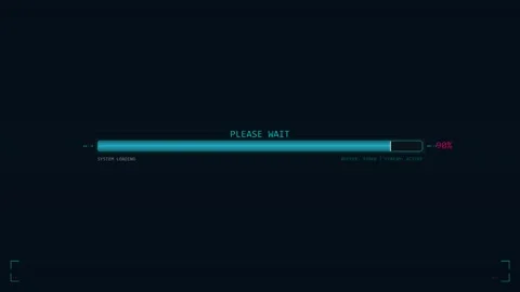 Progress bar design element for video projects, web design, and user interf.. Stock Footage 323576696