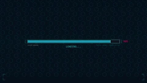 Progress bar design element for video projects and website design with digi.. Stock Footage 323576738