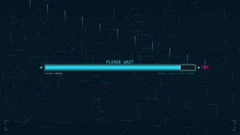Progress bar design element for video designers and web designers to enhanc.. Stock Footage 323576780