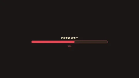 Progress bar design element for web and video projects featuring loading in.. Stock Footage 323523503
