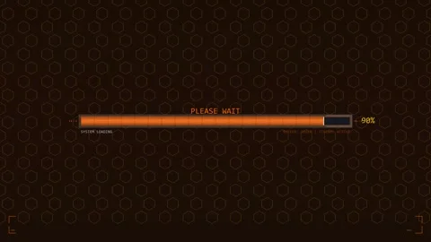 Progress bar design element for web and graphic designers showing initializ.. Stock Footage 323576810