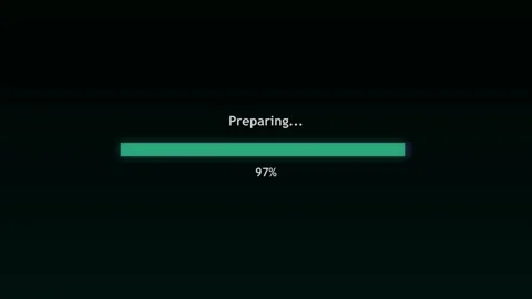 Progress bar design element for website development projects and visual com.. Video stock 323523377