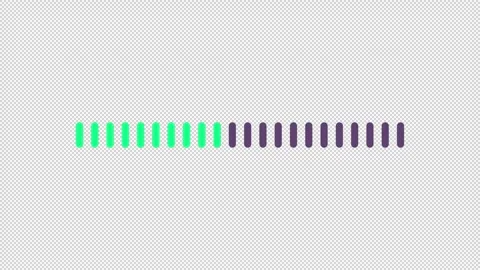 Progress bar of different styles animated loading bar set on dark background Stock Footage 342242169