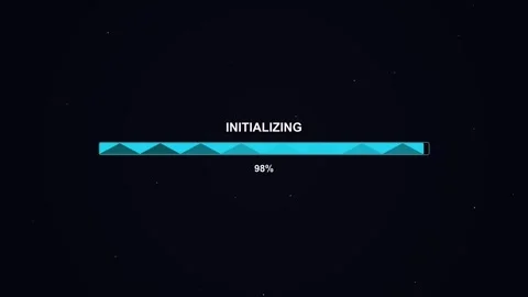Progress bar displaying loading animation for video processing with text in.. Stock Footage 325887435