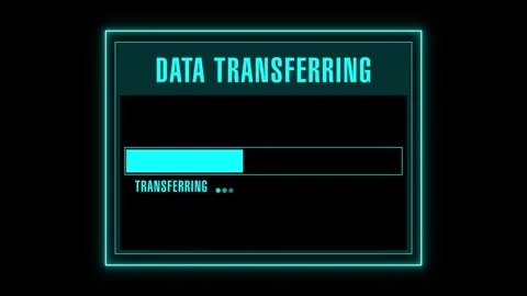 Progress bar download tool updates data transmission percentages cleanly on.. Stock Footage 340999250