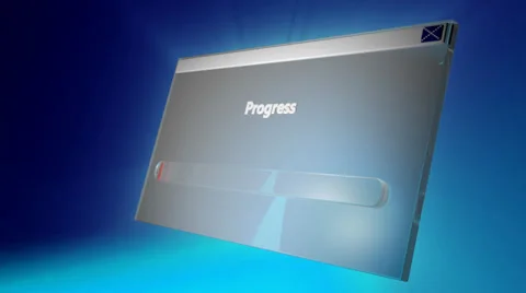 Progress bar Stock Footage 39936737