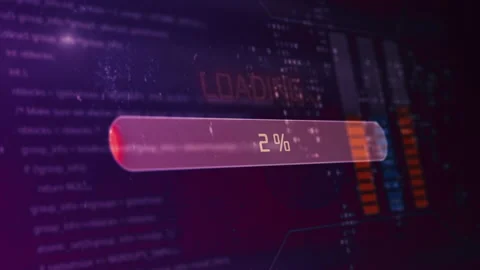 Progress bar Stock Footage 135634318