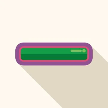 Progress bar graphic showing loading and completion status Stock Illustration