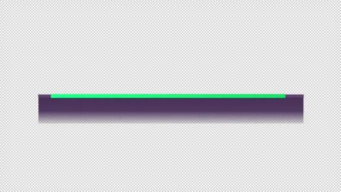 Progress bar green line loop animated loading bar on dark background Stock Footage 342241848