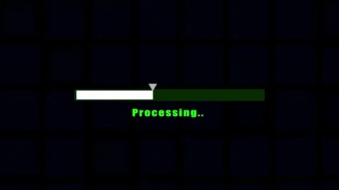 Progress bar icon animation with indicator. Stock Footage 286142990