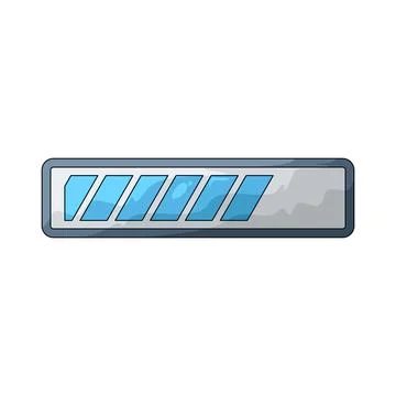 Progress Bar illustration Illustrazione stock