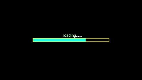 Progress bar indicator from 0 to 100 increasing percentage. Stock Footage 299738896