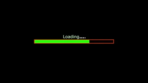 Progress bar indicator from 0 to 100 increasing percentage. Stock Footage 299738905