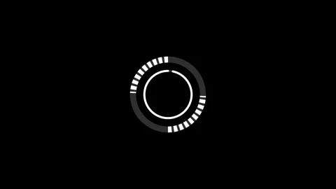 Progress Bar Indicator Showing Percent Completion Stock Footage 332984323
