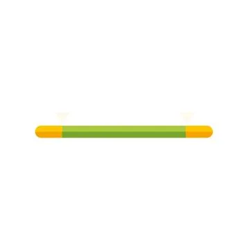 Progress bar interface element showing current status Illustrazione stock