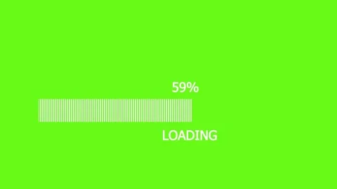 Progress Bar. Loading bar from 0% to 100% Stock Footage 263957828