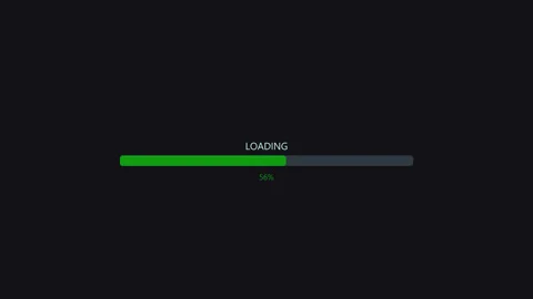 Progress bar loading design element for use in digital projects by designer.. Stock Footage 323523567