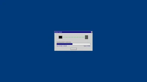 Progress bar loading in software interface stock footage Vídeo Stock 346806044