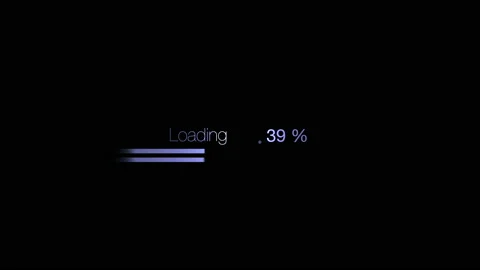 Progress Bar - Loading Strip Moving Side... | Stock Video | Pond5