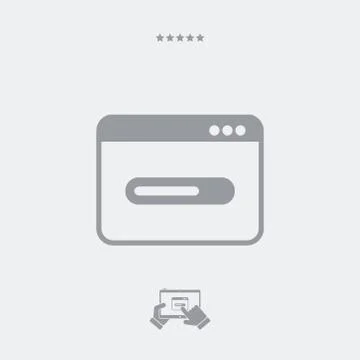 Progress bar process window Stock Illustration