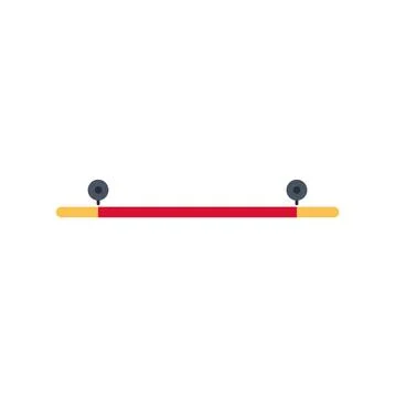 Progress bar showing completion with pointers Illustrazione stock
