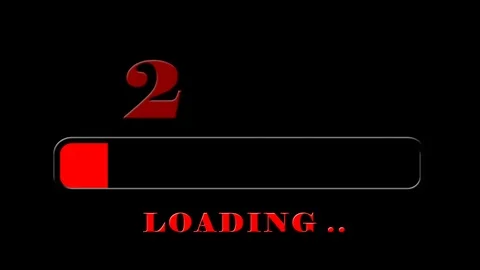 Progress Bar Showing Loading of 2019 New Year on transparent background Stock Footage 99221665