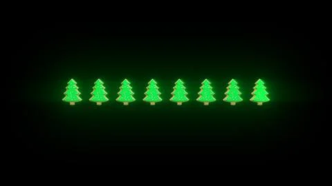 Progress bar showing loading Christmas with flashing glowing red text. 3d ren Stock Illustration