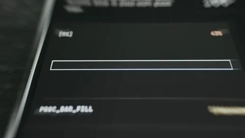 Progress bar showing an ongoing process Stock Footage 334948801