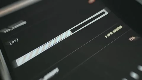 Progress bar showing progress of an action followed by regression Stock Footage 334948897