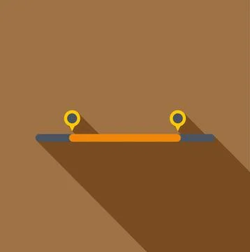 Progress bar showing route navigation timeline concept Illustrazione stock