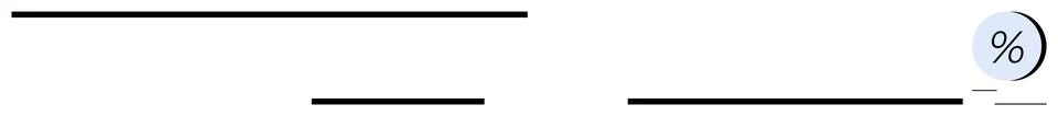 Progress bar with two black lines and a circle containing a percentage symbol Ilustración de archivo