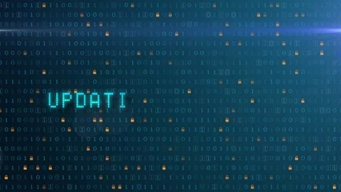 Progress bar of Update loading process on computer display with animated numbers Stock-Footage 101637982