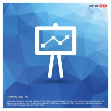 Progress chart Icon Stock Illustration