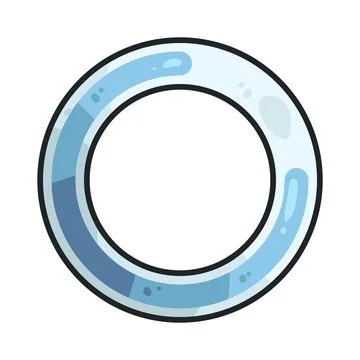 Progress circle illustration Illustrazione stock