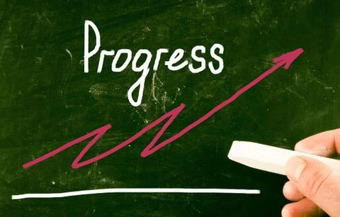Progress concept Illustrazione stock