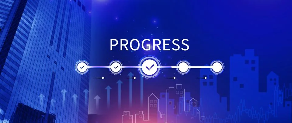 Progress concept, touching to tick correct mark in checklist with progressi.. 写真素材