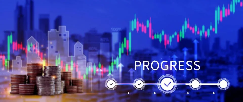 Progress concept, touching to tick correct mark in checklist with progressi.. 写真素材