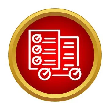 Progress document showing task completion and future planning Stock Illustration