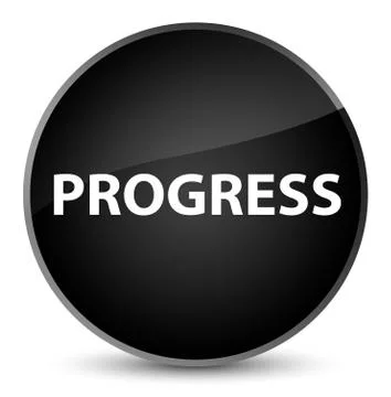 Progress elegant black round button 스톡 일러스트