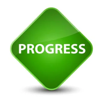 Progress elegant green diamond button 스톡 일러스트