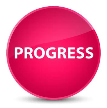 Progress elegant pink round button Stock Illustration